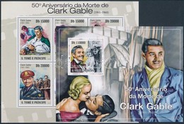 ** 2010 Clark Gable Kisív Mi 4501-4506 + Blokk Mi 774 - Otros & Sin Clasificación