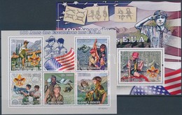 ** 2010 100 éves A Cserkészet Az USA-ban Kisív Mi 4424-4428 + Blokk Mi 762 - Otros & Sin Clasificación