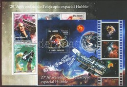 ** 2010 20 éves A Hubble űrtávcső Kisív Mi 4536-4541 + Blokk Mi 779 - Other & Unclassified