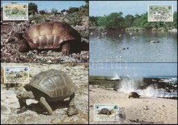 1987 WWF: Teknős Sor Mi 137-140 4 Db CM-en - Other & Unclassified