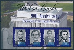 ** 2012 Abraham Lincoln Kisív Mi 5653-5656 + Blokkpár Mi 676-677 - Sonstige & Ohne Zuordnung