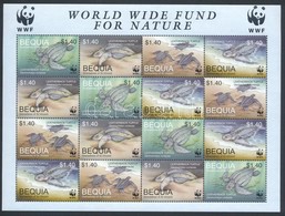 ** 2001 WWF: Kérgesteknős Kisív Mi 306-309 - Andere & Zonder Classificatie