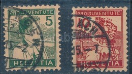 O 1915 Pro Juventute Sor Mi 128-129 (Mi EUR 120,-) - Sonstige & Ohne Zuordnung