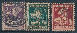 O 1916 Pro Juventute Sor Mi 130-132 (Mi EUR 150,-) - Sonstige & Ohne Zuordnung