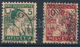 O 1915 Pro Juventute Sor Mi 128-129 - Other & Unclassified