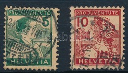 O 1915 Pro Juventute Sor Mi 128-129 - Other & Unclassified