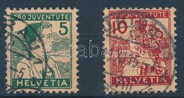 O 1915 Pro Juventute Sor Mi 128-129 - Andere & Zonder Classificatie