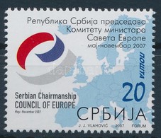 ** 2007 Szerbia Elnöksége Az Európa Tanácsban Bélyeg,
Presidency Of Serbia In The Council Of Europe Stamp
Mi 198 - Altri & Non Classificati