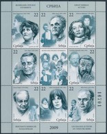 ** 2009 Színészek Kisív,
Artists Mini Sheet
Mi 287-294 - Sonstige & Ohne Zuordnung