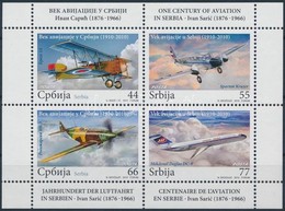 ** 2010 Repülés Bélyegfüzet Lap,
Aviation Stamp-booklet Sheet
Mi 381-384 - Other & Unclassified