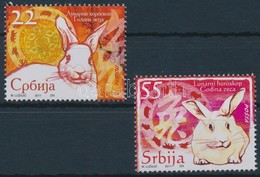 ** 2011 Kínai Újév: A Nyúl éve Sor,
Chinese New Year: Year Of The Rabbit Set
Mi 387-388 - Sonstige & Ohne Zuordnung