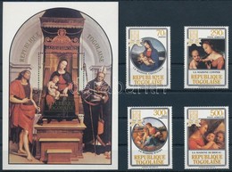 ** 1984 Karácsony Sor + Blokk,
Christmas Set + Block
Mi 1802-1805 + Mi 255 - Other & Unclassified