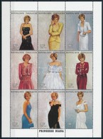 ** 1997 Diana Hercegnő Blokk,
Princess Diana Block
Mi 2576-2584 - Other & Unclassified