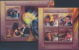 ** 2011 George Clooney 50 éves Kisív Mi 3944-3947 + Blokk Mi 599 - Andere & Zonder Classificatie