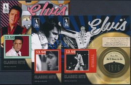 ** 2012 Elvis Presley 3 Klf Blokk Mi 183-185 - Altri & Non Classificati