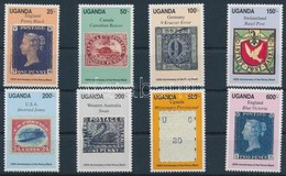 ** 1990 150 éves A Bélyeg Sor,
150th Anniversary Of Stamp Set
Mi 797-804 - Otros & Sin Clasificación