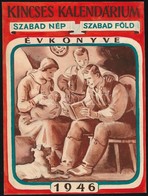 Gönczi-Gebhardt Tibor (1902-1994): Kincses Kalendárium A Szabad Nép, Szabad Föld évkönyve. Borító, Reklám Terv. Vegyes T - Andere & Zonder Classificatie