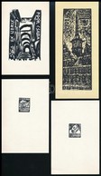 7 Db Különféle Technikájú Jelzett Magyar Ex Libris / 7 Hungarianex Libris Bookplates. Different Technique - Other & Unclassified
