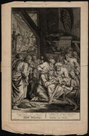 Bernard Picart 1673-1733): Krisztus Körülmetélése. Rézmetszet. Jelzett A Dúcon. / Circumcision Of Christ.  Engraving. Wi - Prints & Engravings