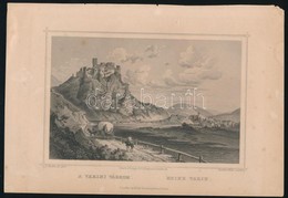Cca 1850 Ludwig Rohbock (1820-1883)- Hatlitscheck: A Varini Várrom, Ruine Varin. Acélmetszet, Jelzett A Metszeten / Stee - Prints & Engravings