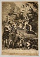 Jean Audran (1667-1756), Pieter Paul Rubens Után:  Henri IV Délibere Sur Son Futur Mariage. / IV. Henrik Házasodni Szánd - Prints & Engravings