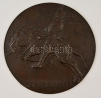 Szamosi Imre (1887-1965): Don Quijote 1915. Bronz Kisplasztika. D:23 Cm - Altri & Non Classificati