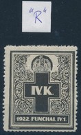 ** 1922 IV. Károly Gyászbélyeg Levélzáró 'R' - Non Classificati