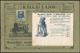 Cca 1900 Kállai Lajos Malomgépek Képes Katalógusa. 18 P. - Non Classificati