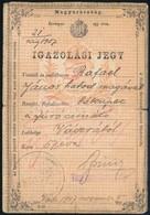 1907 Igazolási Jegy Lókupec és Fúrócsináló Részére - Unclassified