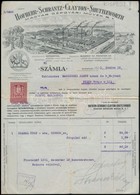 1931 Bp., Hofherr-Schrantz-Clayton-Shuttleworth Magyar Gépgyári Művek Rt. Díszes Fejléces Számlája, Rajta A Gyár Látképé - Sin Clasificación