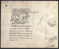 1945 Szabad Mozgást Biztosító Okmány Másolata A Független Kisgazdapárt Tagja Számára - Unclassified