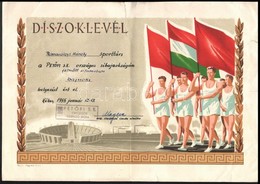 1955 Kékes, Díszoklevél Sífutásban Elért Bajnoki Helyezésért, Hajtott - Sin Clasificación