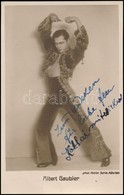 Albert Gaubier (1908-1991) Táncművész, Koreográfus,)  Dedikált Fotólapja / Autograph Signed Postcard - Andere & Zonder Classificatie