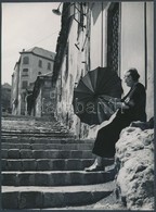 Cca 1960 Dezső Pál: Nyári Napsütésben, Budapest, Pala Utca, A Szerző által Feliratozott Vintage Fotóművészeti Alkotás, 2 - Other & Unclassified