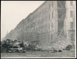 1956 Budapest, Kilián Laktanya, Feliratozott Fotó, 6,5×8,5 Cm - Other & Unclassified