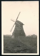 Cca 1930 Szélmalom, Fotó, 9,5×6,5 Cm / Windmill - Other & Unclassified