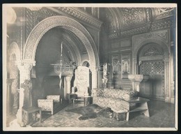 Cca 1910 Elberfeld, Királyi Kastély, A Királynő Hálószobája Pecséttel Jelzett Fotó 18x13 Cm - Otros & Sin Clasificación