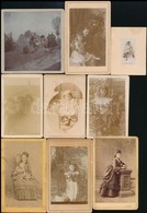 Cca 1870-1900 17 Db Kb Vizitkártya Méretű Fotó - Sonstige & Ohne Zuordnung