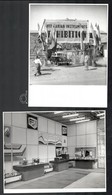 Cca 1968 Keleti Nyitás Anno - Magyar Műszeripari Kiállítás Bombayben, Indiában, 7 Db Hátoldalon Pecsételt Fotó, Szép áll - Sonstige & Ohne Zuordnung