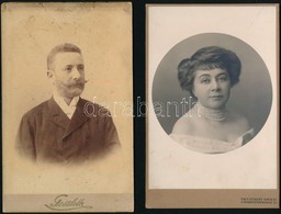 Cca 1880-1900 18 Db Kabinet Fotó, Némelyik Nevesítve 11x17 Cm - Sonstige & Ohne Zuordnung
