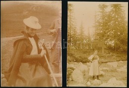 Cca 1900 Női öltözetek, 7 Db Fotó, 18×12 Cm - Other & Unclassified