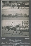 1949. Szpetember 4. Gulyás Fotó: Budapesti Lóverseny, Vegyes Handicap, Feliratozott Fotómontázs, (három Felvétel Egy Fot - Other & Unclassified