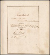 1862 Kunszentmiklóson Készült Latin Fordítások Füzetben, Kb 40 Beírt Oldalon - Zonder Classificatie