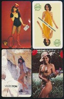 1983-1987 Erotikus Kártyanaptárak, 4 Db - Werbung