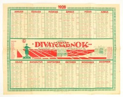 1928 Divatcsarnok Falinaptár 62x48 Cm - Pubblicitari