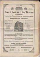 1909 Reklámok A Vasárnapi Ujságból, Kissé Viseltes állapotban, 41x28 Cm - Publicidad