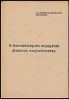 1940 A Leventekiképzés Anyagának általános Meghatározása - Otros & Sin Clasificación
