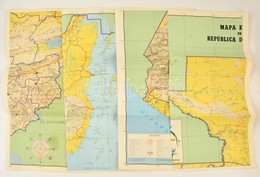 1990 Guatemala Nagy Méretű Térképe 4 Lapból 1:500 000. - Altri & Non Classificati