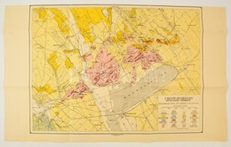 Cca 1940 A Veleczei Hegység Geológiai Térképe. 1:40 000 72x48 Cm - Sonstige & Ohne Zuordnung