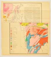 Báró Nopcsa Ferenc Geological And Tectonical Map Of The County Of Hunyad And Its Environments. Színes Ofszet. 2 Különáll - Sonstige & Ohne Zuordnung